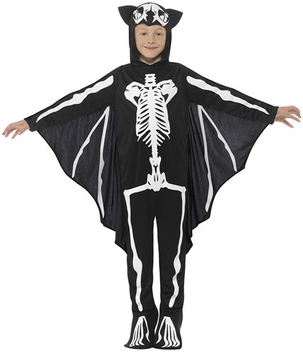 Halloweenkostuum Skelet Vleermuis Kind
