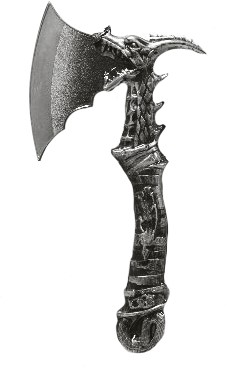 Bijl Medieval Dragon 33cm
