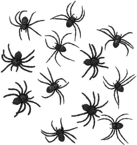 Spinnen in Zakje (12st)